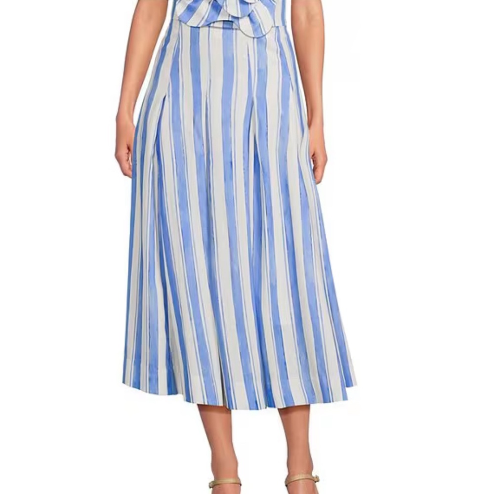Mestiza New York "Seville" Midi Skirt in Santorini Stripe (NWT)